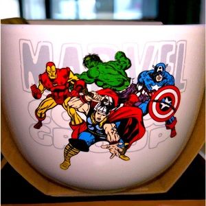 Marvel Avengers Ceramic Ramen Bowl with Chopsticks
